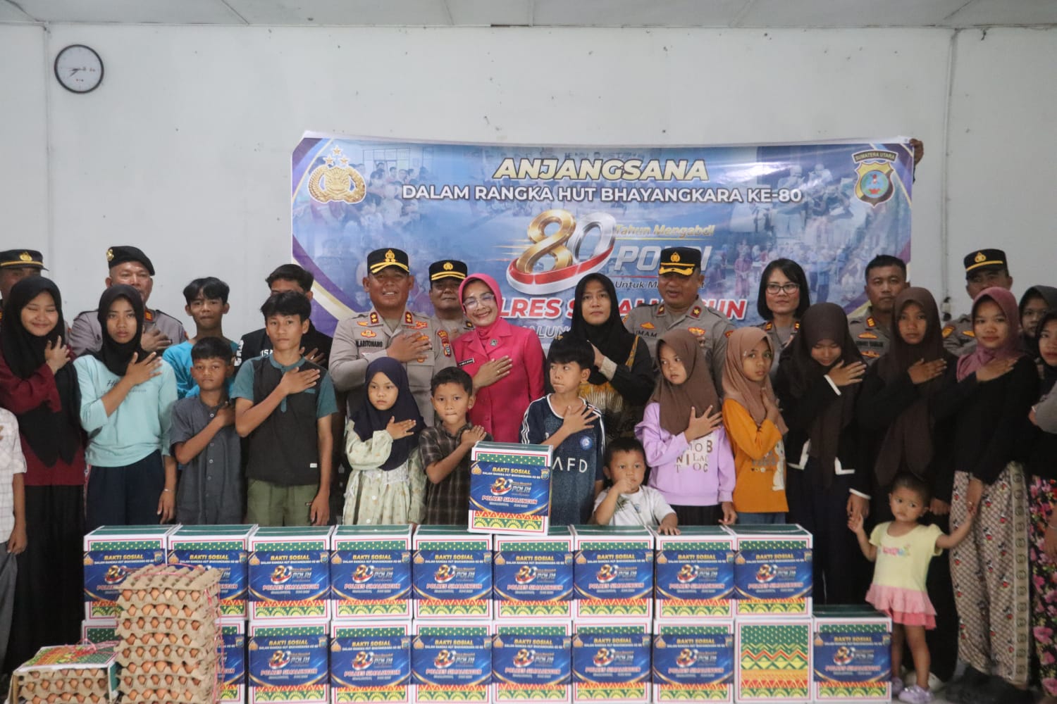 Kapolres Simalungun Gelar Anjangsana ke Anggota Sakit dan Panti Asuhan