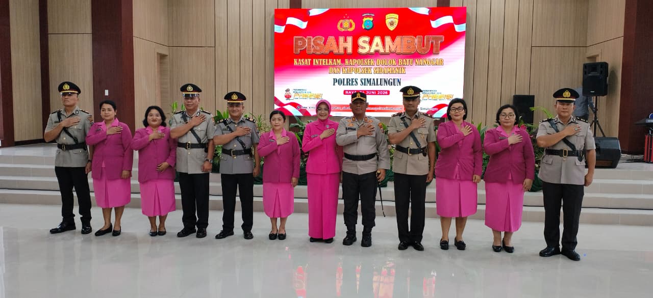 Kapolres Simalungun Pimpin Acara Pisah Sambut: "Jabatan Baru Adalah Awal Pengabdian Yang Lebih Besar