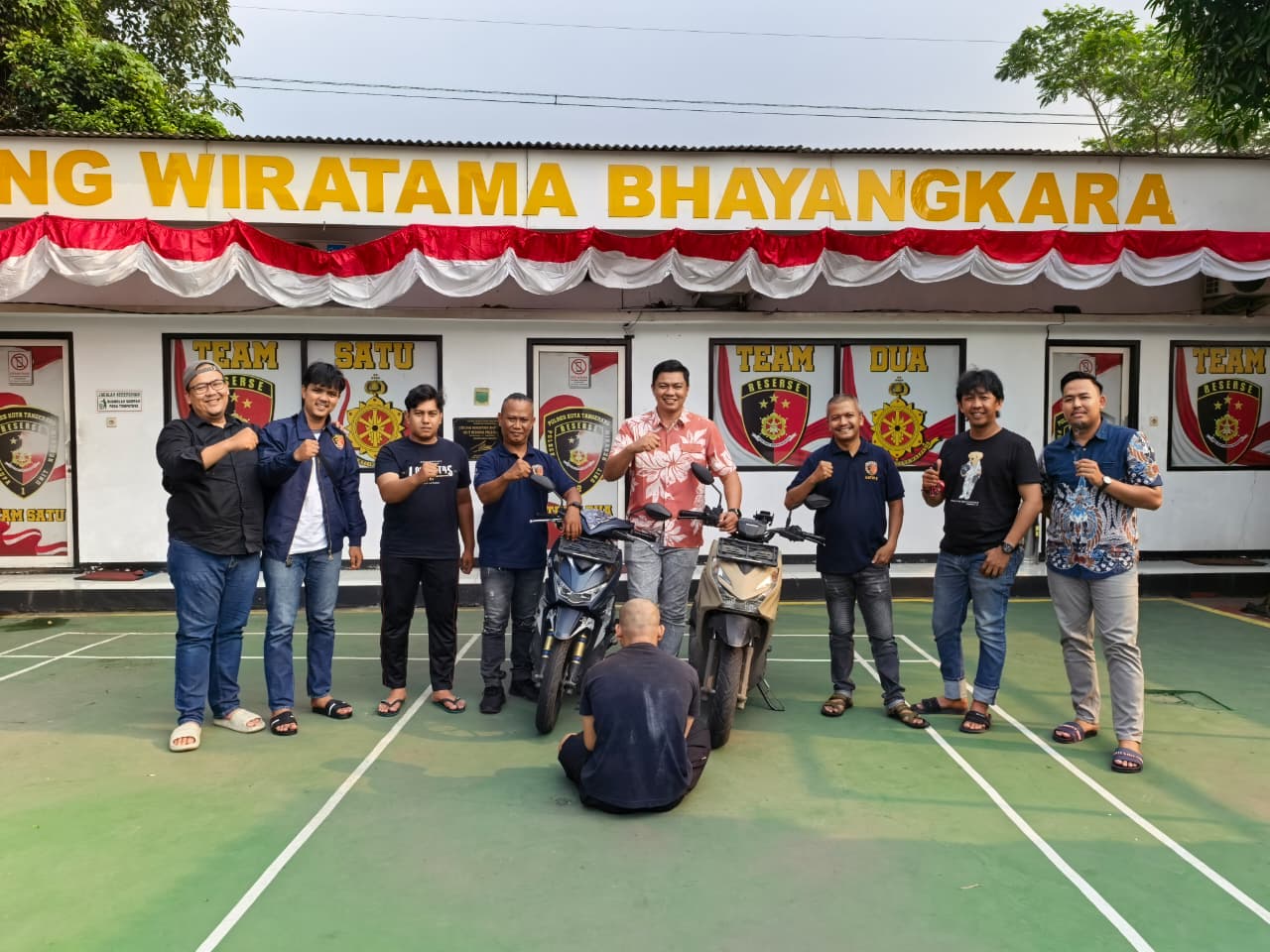 Polsek Cikupa Ringkus DPO Curanmor dan Amankan Motor Milik Korban