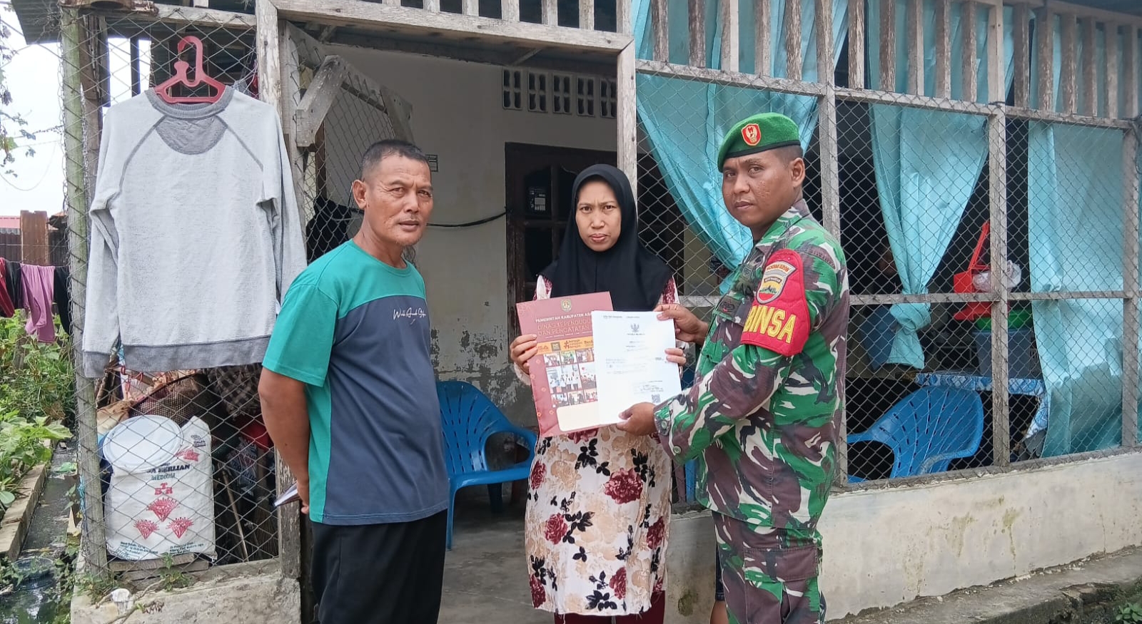 Korem 022/PT Fasilitasi Pembuatan Akta Kelahiran Bagi Masyarakat 