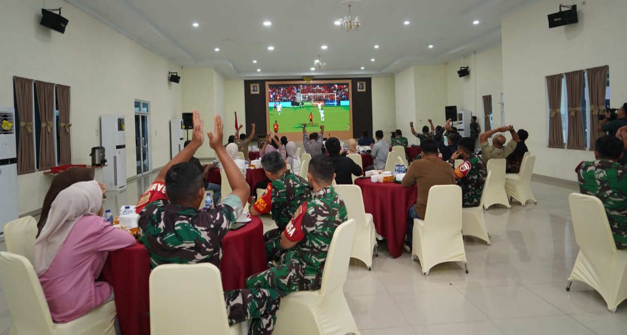 Meriahkan Piala Dunia 2026, Korem 022/PT Ajak Masyarakat Nobar Bersama