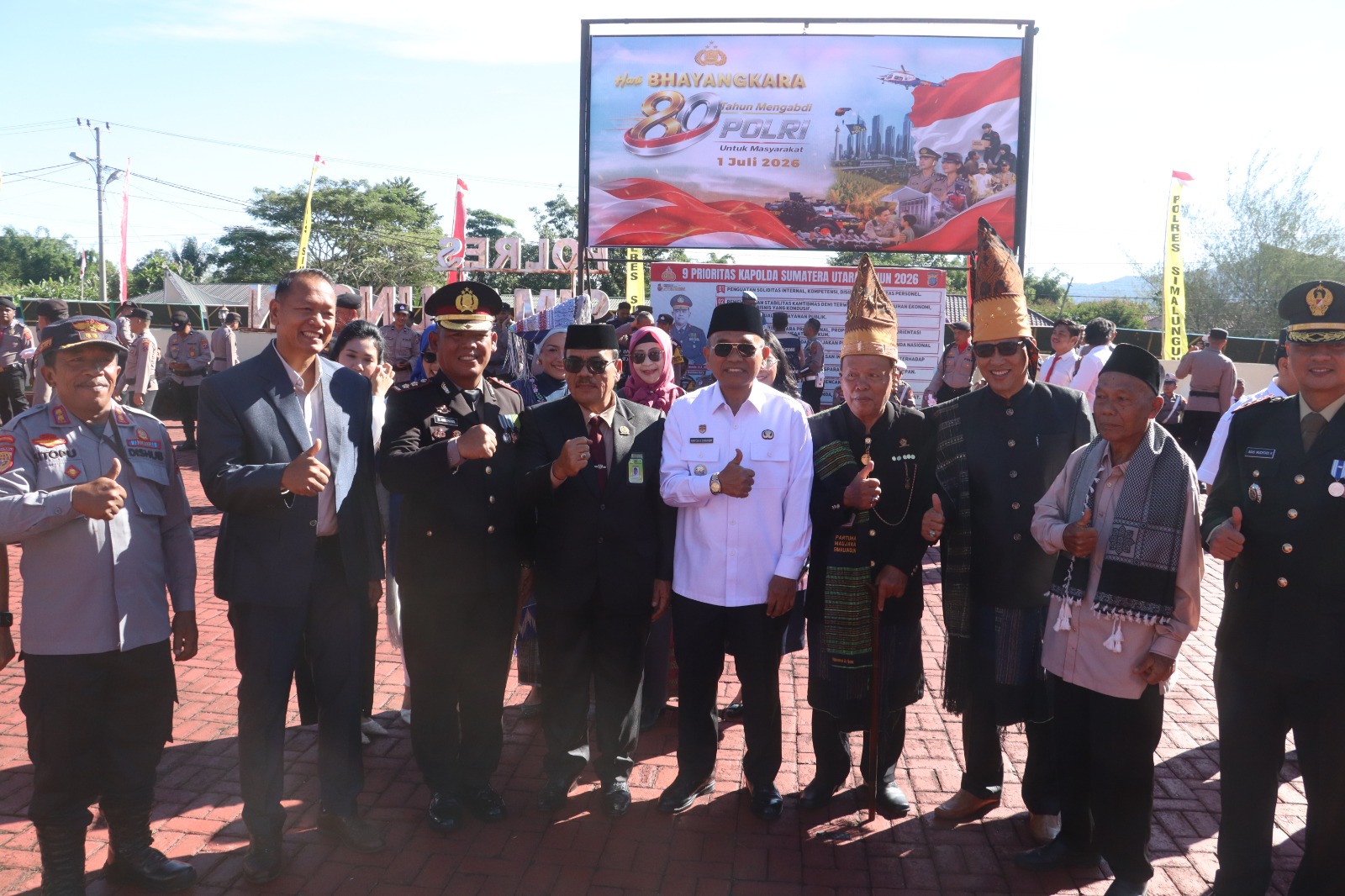 Peringati HUT Bhayangkara ke-80, Polres Simalungun Gelar Upacara Bertema "Polri untuk Masyarakat"