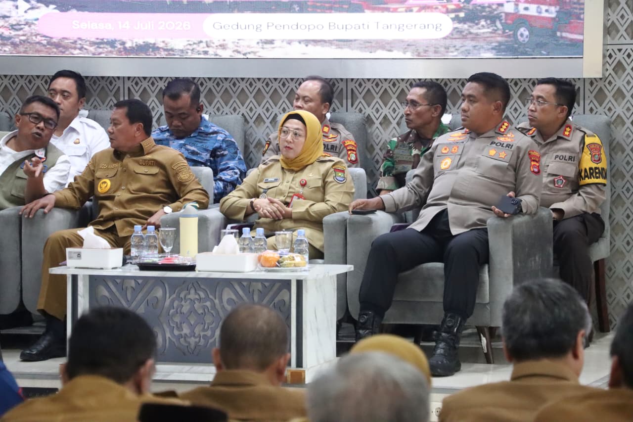 Rapat Evaluasi Kebakaran TPA Jatiwaringin, Kapolresta Tangerang Dorong Penguatan Kesiapsiagaan