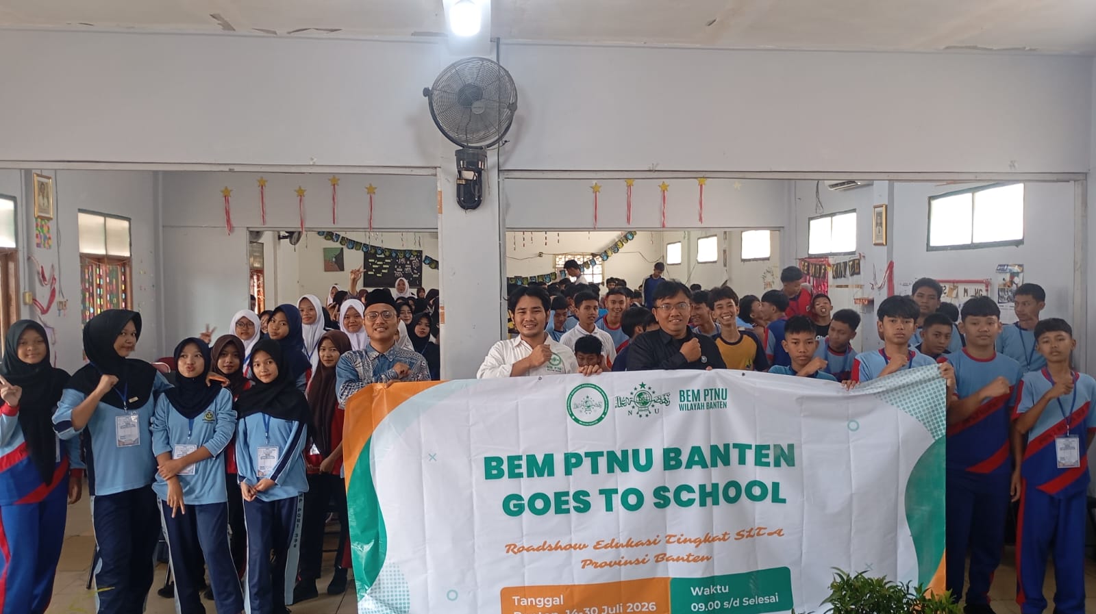 Bukan Sekadar Sosialisasi, BEM PTNU Ajak Pelajar Banten Melawan Pernikahan Dini, Narkoba, dan Bullying