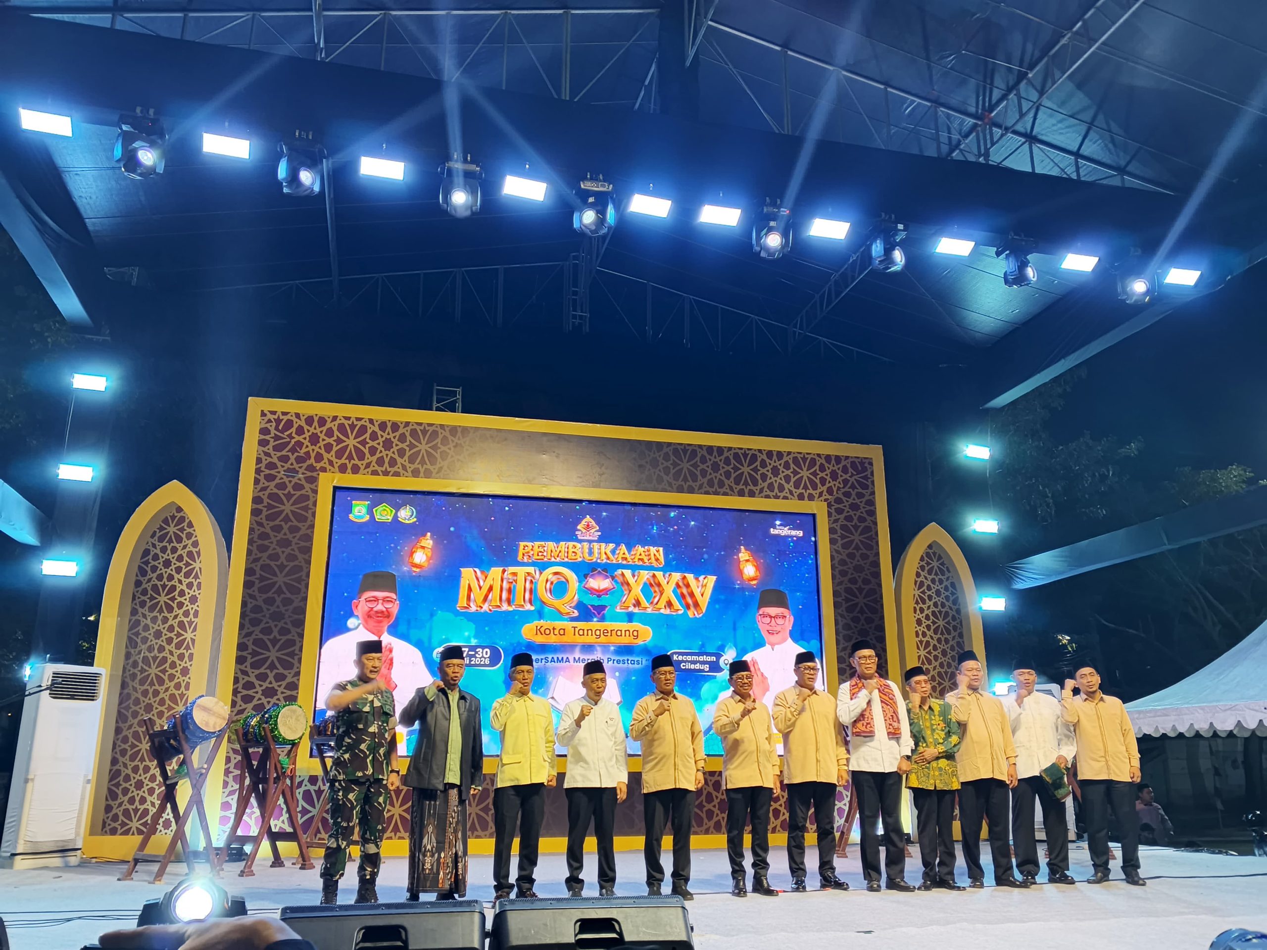 Walikota Tangerang Buka Langsung MTQ ke-25 Tingkat Kota