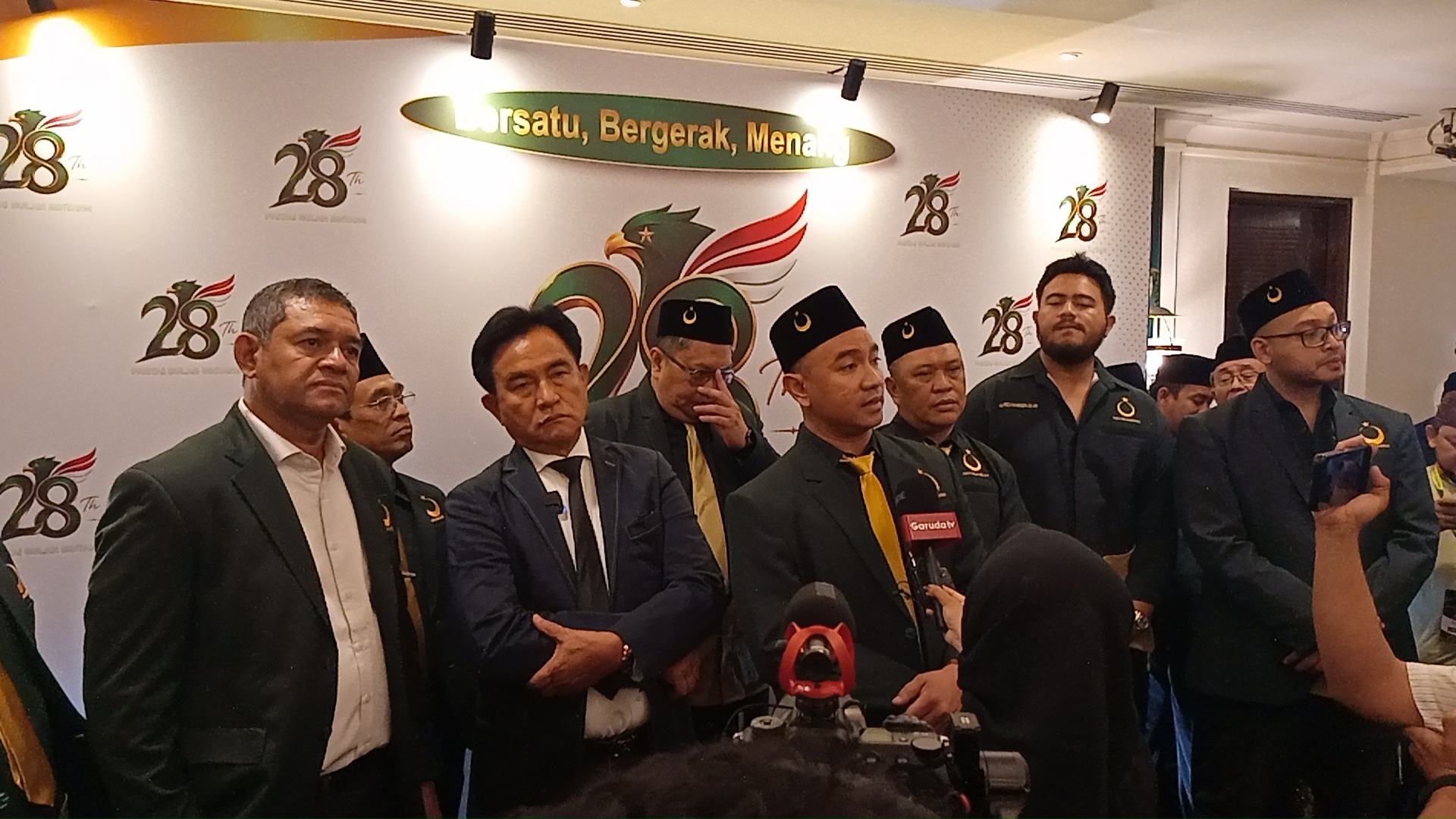 Milad ke-28 PBB, Yuri Kemal Tegaskan Komitmen Kawal Pemerintahan Prabowo-Gibran dan Optimistis Lolos DPR 2029