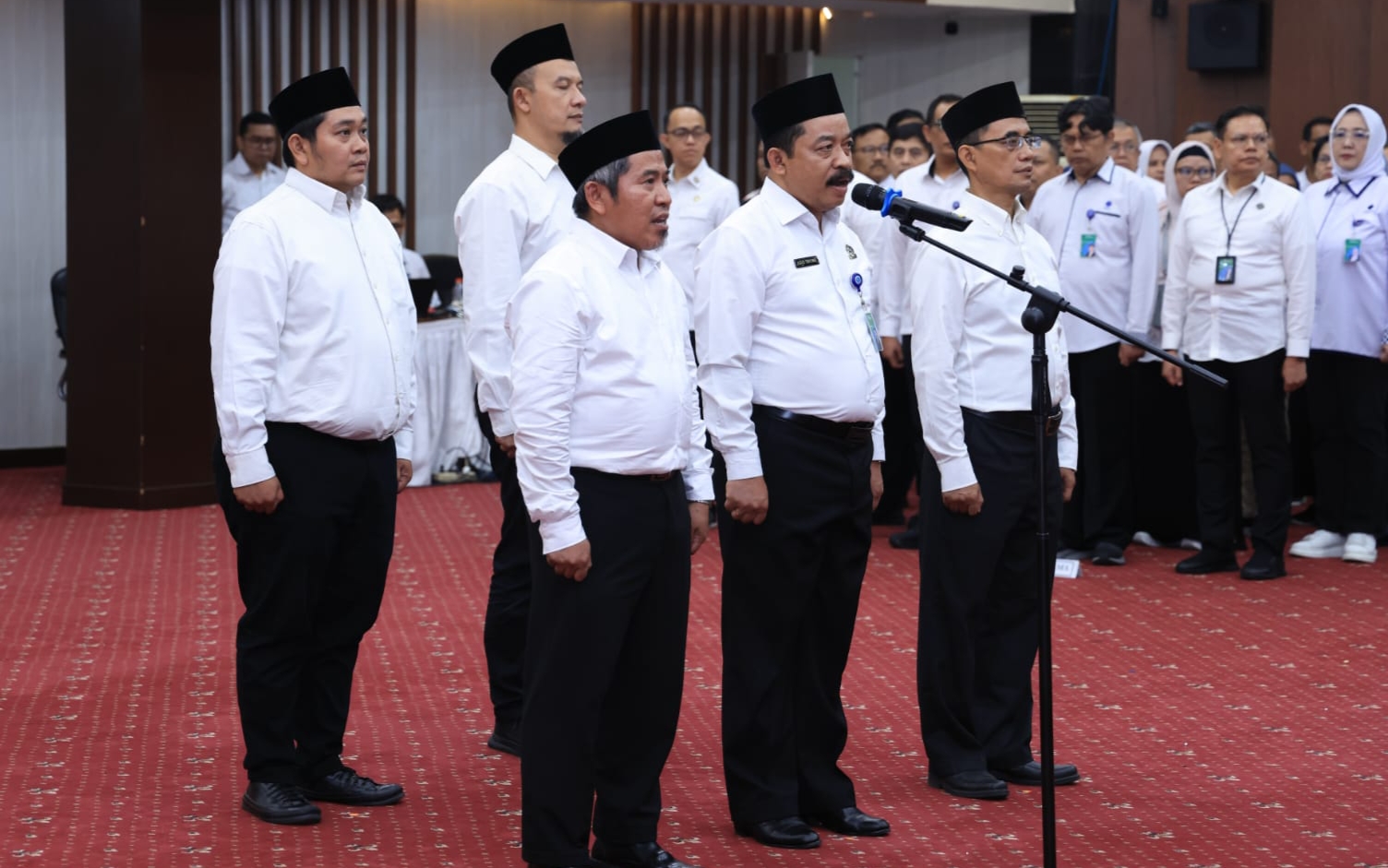 Lantik Pejabat Baru, Menaker Minta Berikan Kinerja Terbaik bagi Masyarakat