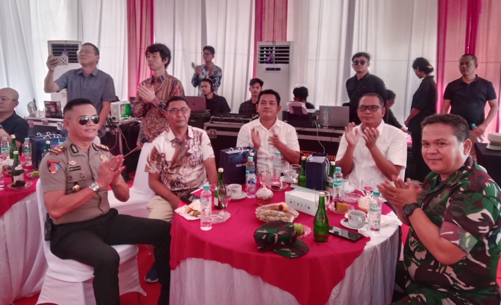Kapolsek Bosar Maligas Hadiri Peresmian Pabrik Biopelet Tandan Kosong Kelapa Sawit PT.PTEC