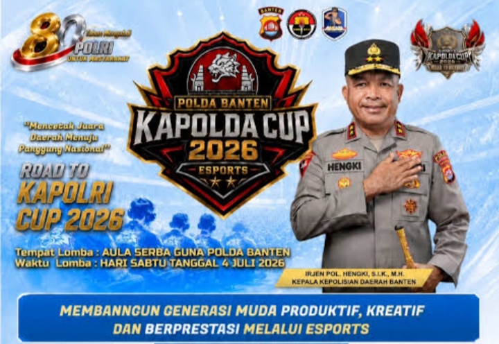 Semarak Hari Bhayangkara ke-80, Polda Banten Gelar Turnamen Mobile Legends Kapolda Banten Cup 2026