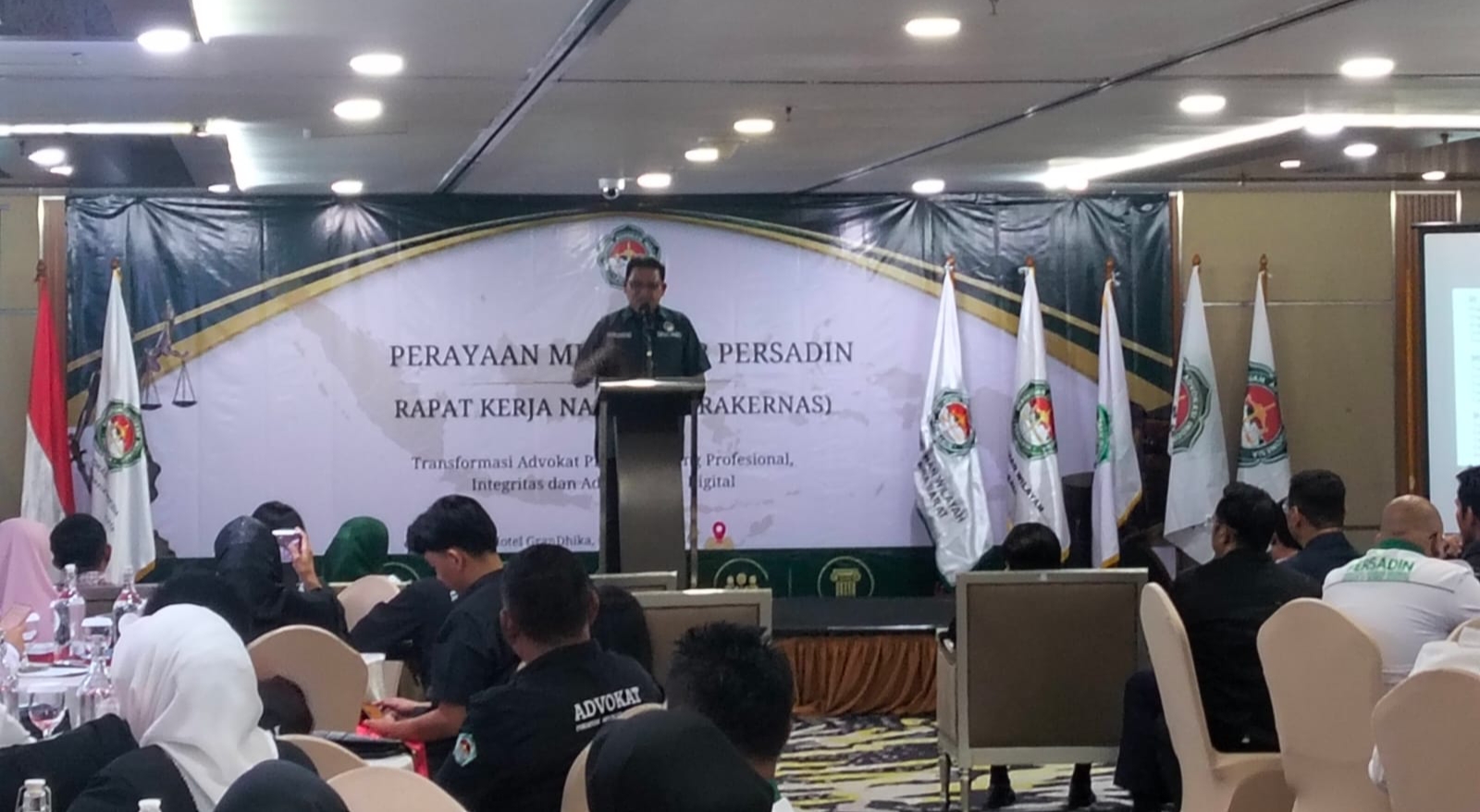Rakernas PERSADIN 2026 Jadi Momentum Perkuat Konsolidasi, Ketum Oking: Advokat Harus Tegakkan Hukum dan Keadilan