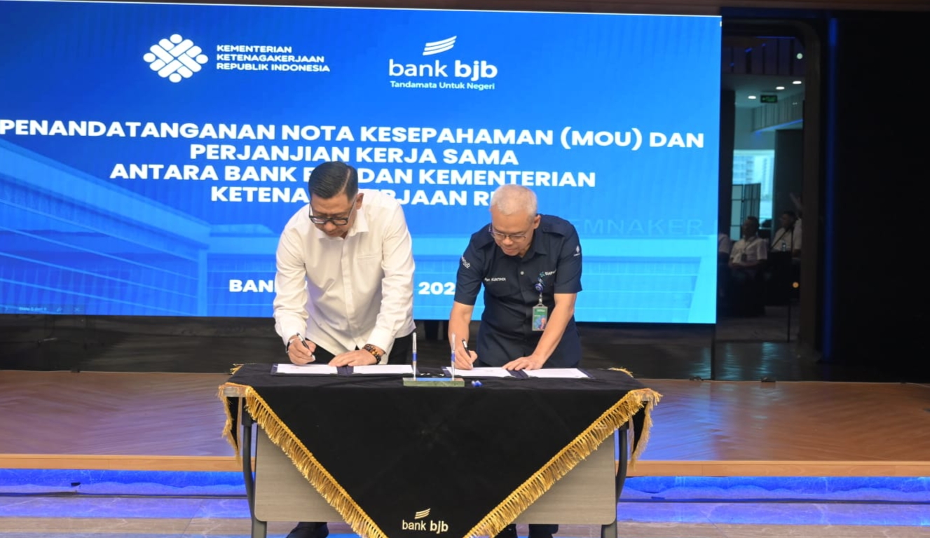 Kemnaker dan Bank BJB Jalin Kerja Sama Pengembangan Kompetensi SDM dan Layanan Perbankan