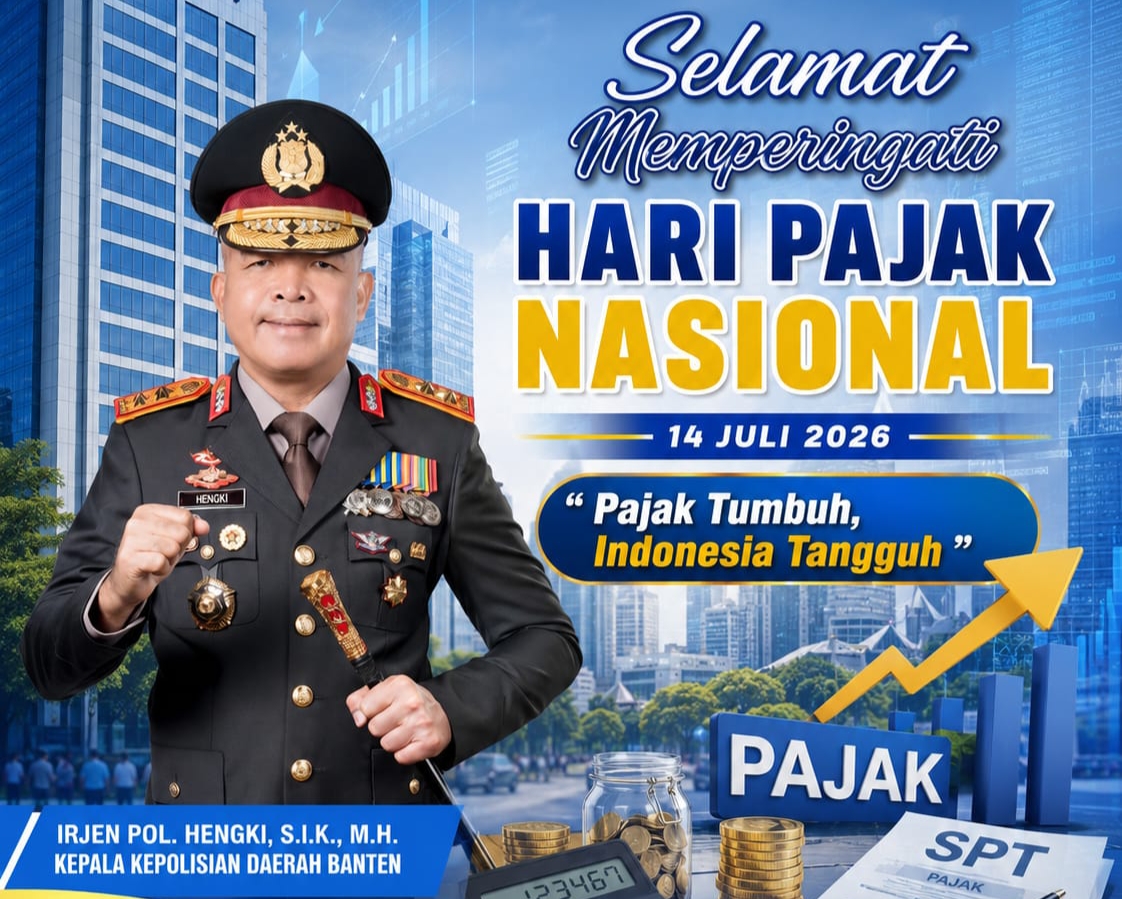 Peringatan Hari Pajak Nasional, Polda Banten Sampaikan Apresiasi kepada Insan Perpajakan