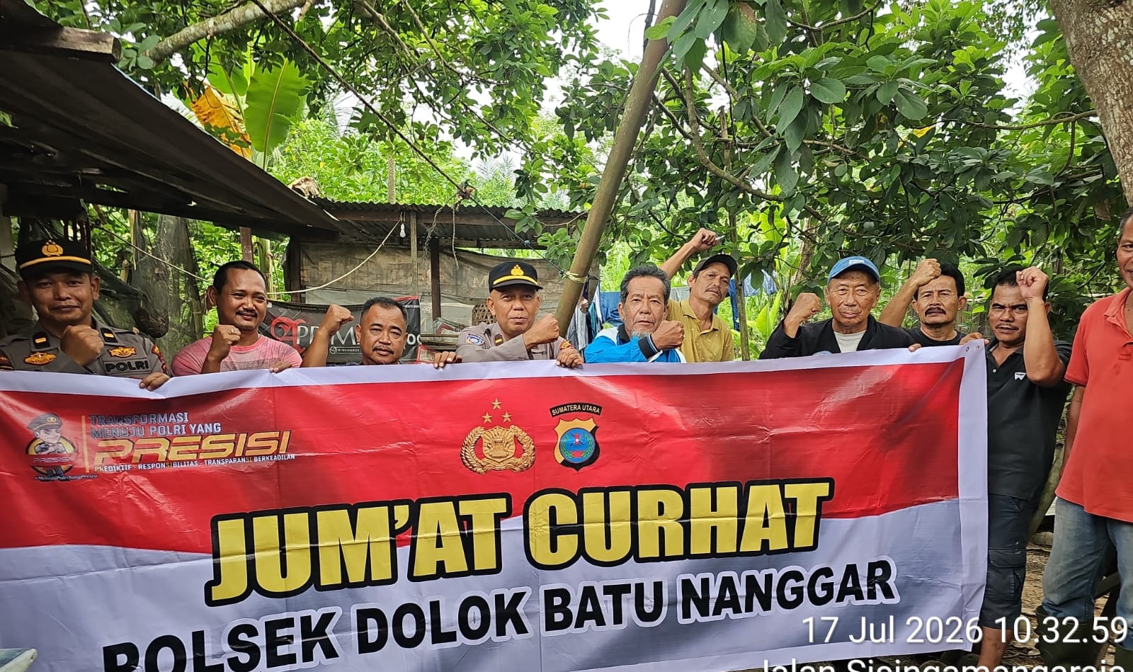 Serap Aspirasi Warga Lewat Jumat Curhat, Polsek Dolok Batu Nanggar Perkuat Kemitraan