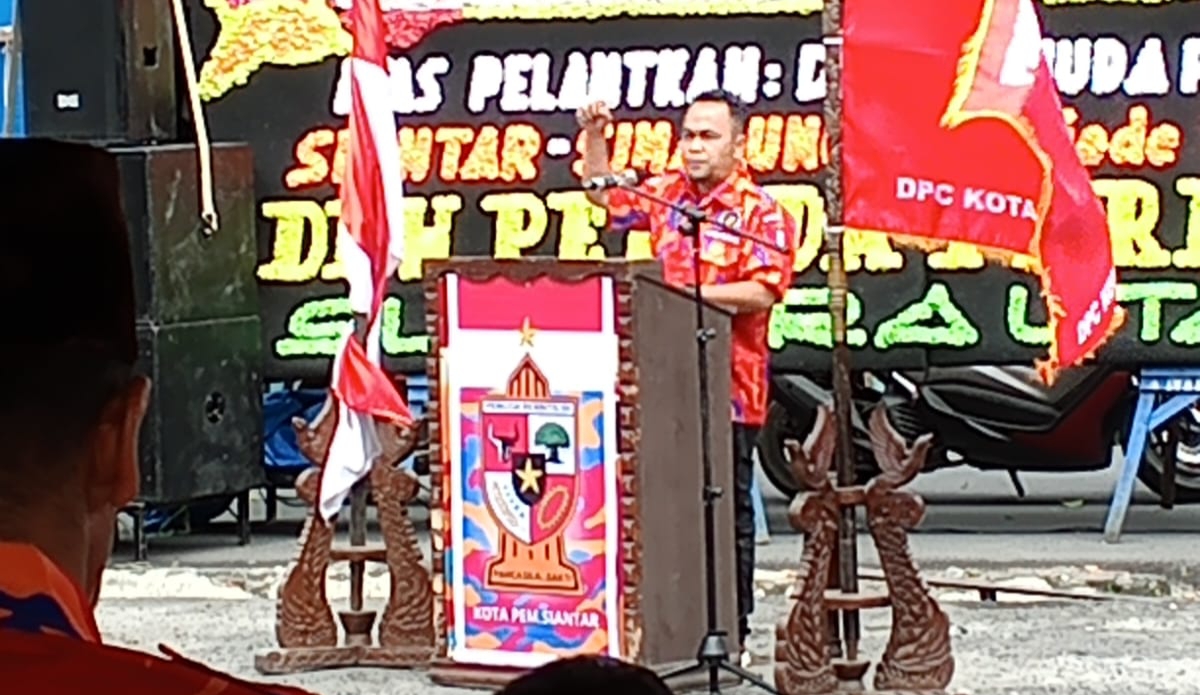 Ketua DPW PP 59 Sumut DR(HC) Minten Saragih Lantik Pengurus DPC Pemuda Perintis 59 Siantar - Simalungun