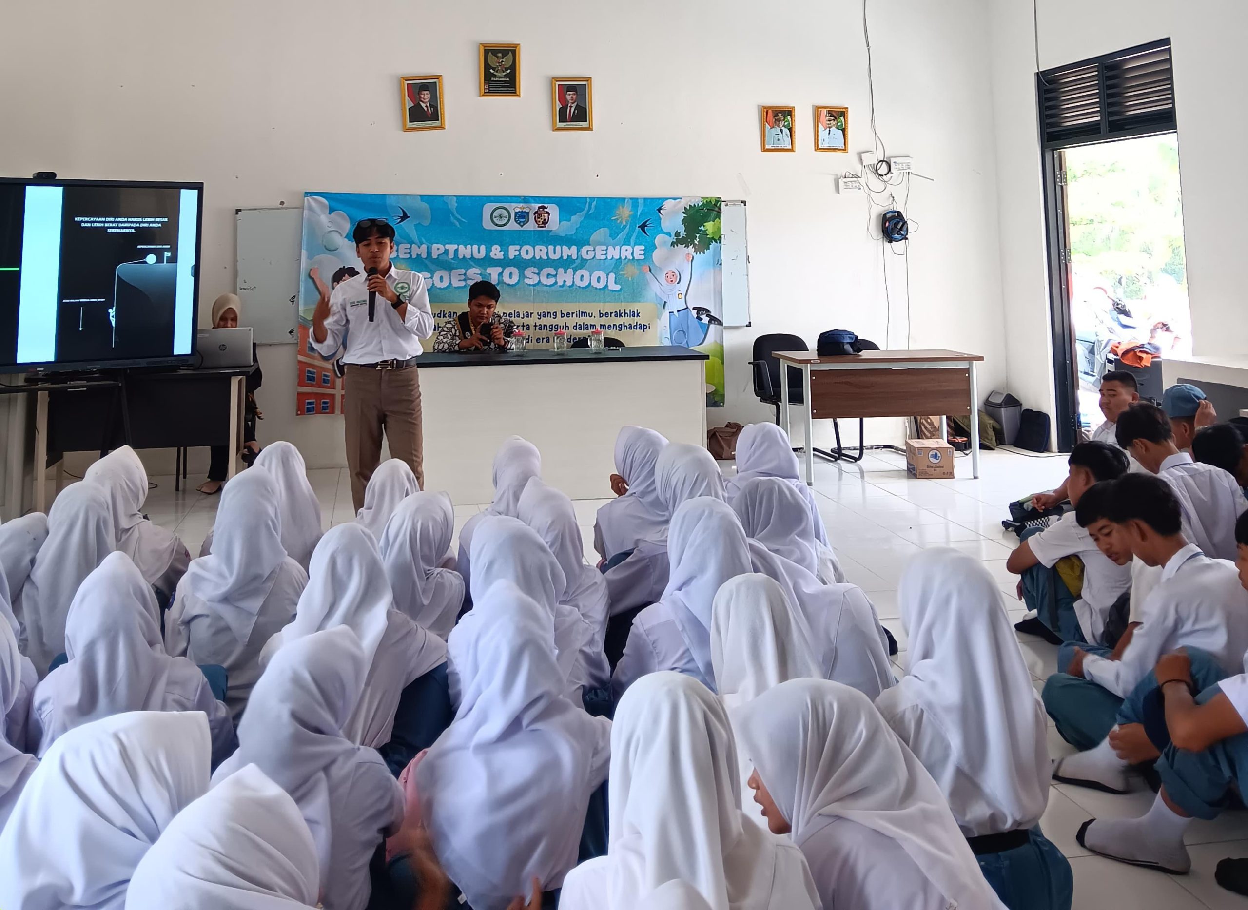 BEM PTNU Pandeglang Berkolaborasi dengan Forum Genre Gelar Sosialisasi Pencegahan Pernikahan Dini, Pelecehan Seksual, dan Kenakalan Remaja