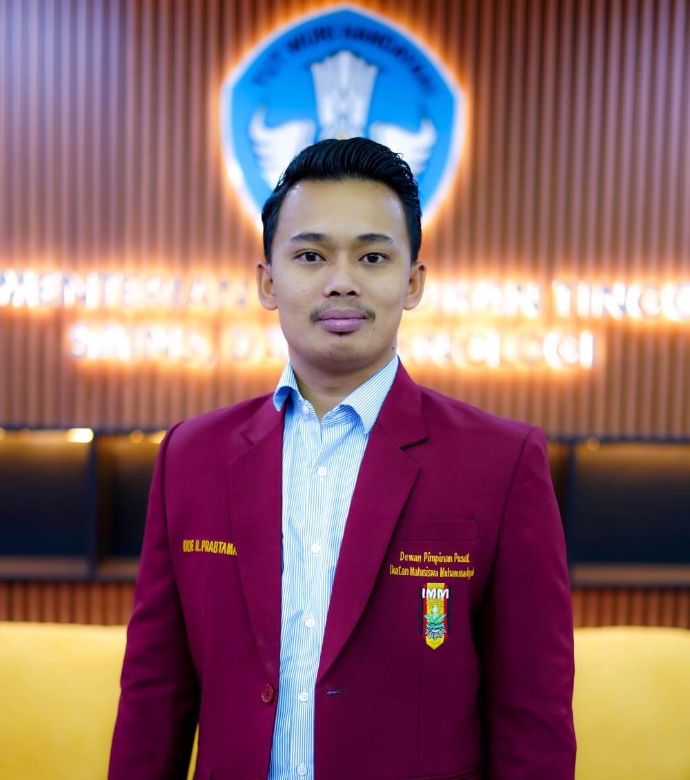 Menuju Tanwir II IMM: Mengurai Rekam Jejak dan Gagasan Ode R. Prabtama, Calon Ketua Umum DPP IMM