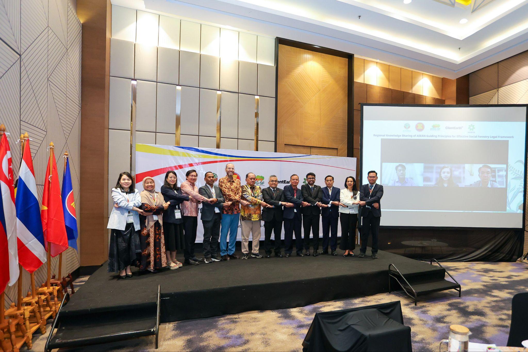 Lokakarya Regional Knowledge Sharing of ASEAN Guiding Principles for Effective Social Forestry Legal Framework (AGP)