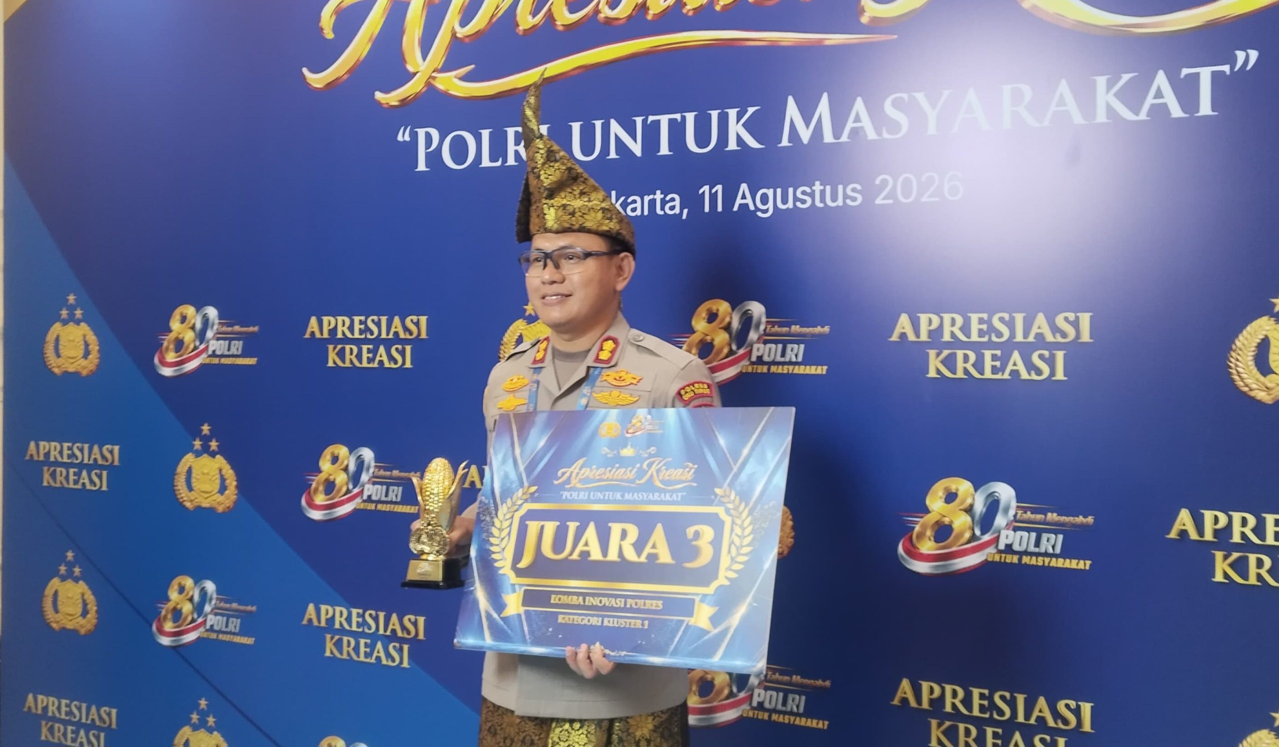 Kapolres OKU Timur Raih Juara 3 Lomba Inovasi Polres, Sulap Bonggol Jagung Jadi Jamur Konsumsi