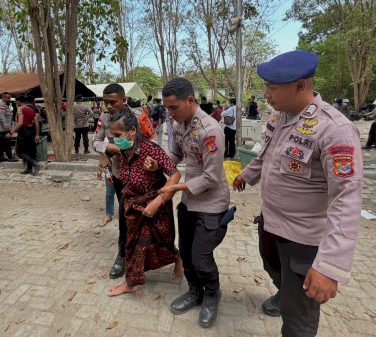 BMKG Akhiri Peringatan Dini Tsunami Usai Gempa M7,7 Guncang Flores NTT, Sebanyak 845 personel Polri Polda NTT