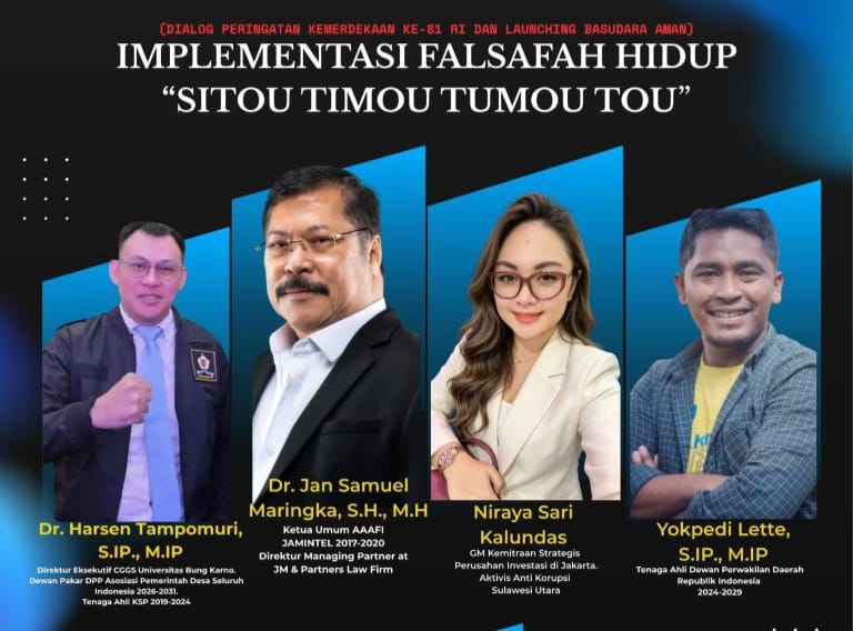 Peringati Kemerdekaan Ke-81 RI, Paguyuban BASUDARA AMAN Akan Gelar Dialog Bertajuk Bacirita Sulut di Jakarta