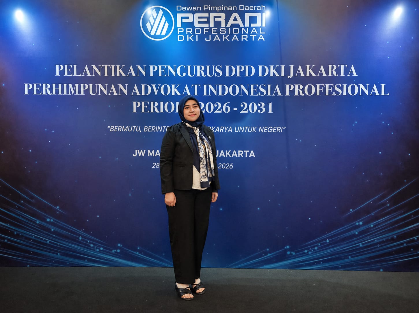 Advokat Muda Anisa Jihan Tumiwa, S.H. Resmi Dikukuhkan sebagai Pengurus PERADI Profesional DPD DKI Jakarta