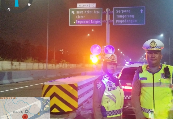 Antisipasi Balap Liar dan Konvoi Bubaran GIIAS 2026 Induk PJR BSD Korlantas Polri Gelar Blue Light Patrol