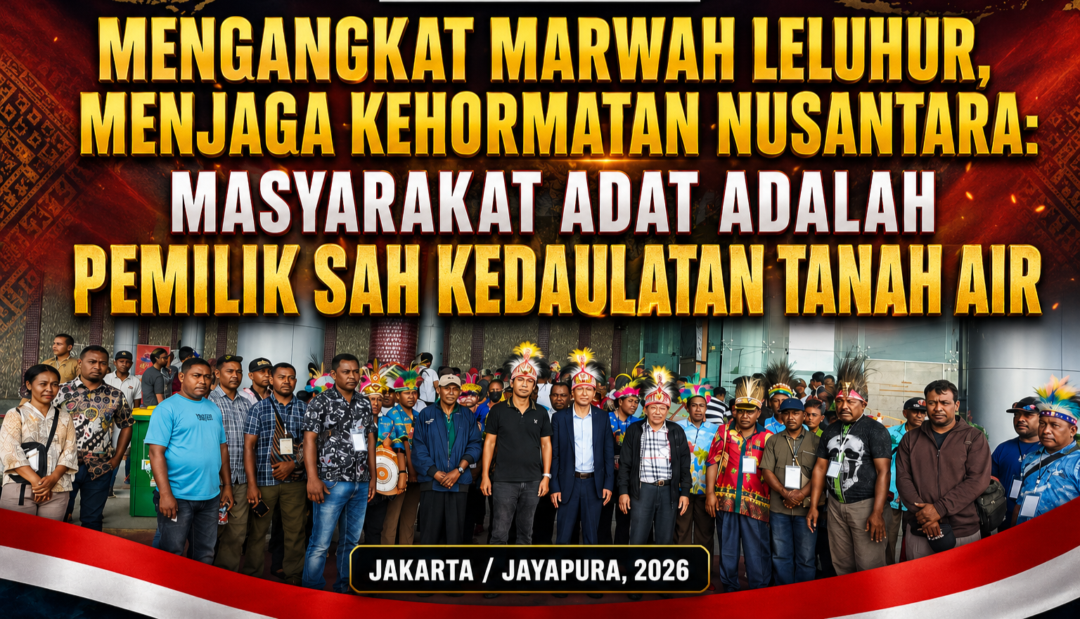 Mengangkat Marwah Leluhur, Menjaga Kehormatan Nusantara: Masyarakat Adat Pemilik Sah Kedaulatan Tanah Air