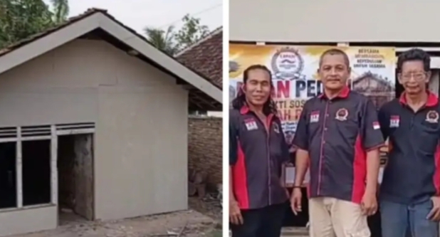 DPD Lipan Pesawaran Gelar Bakti Sosial Bedah Rumah Bagi Warga yang Membutuhkan.