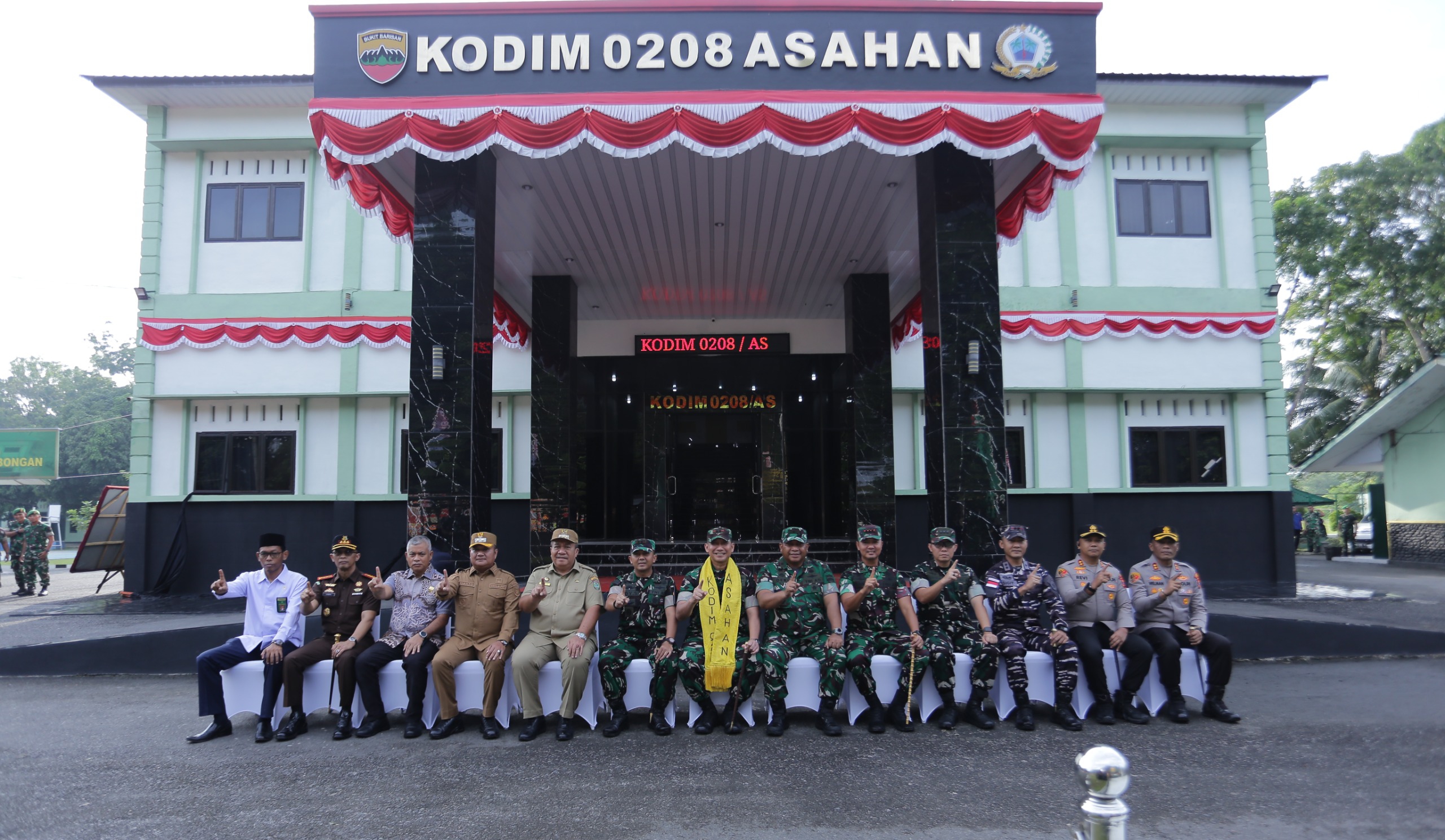 Danrem 022/PT Dampingi Pangdam l/BB Kunjungan Kerja ke Kodim 0208/Asahan