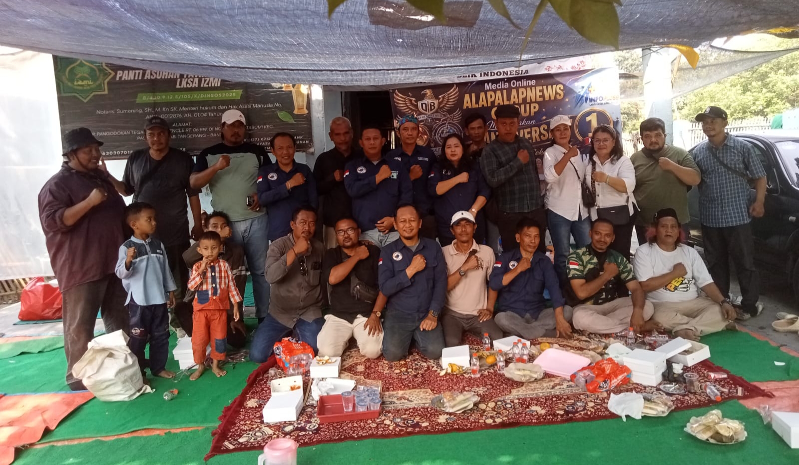 Alap-Alap News Group Rayakan Anniversary ke-1 dengan Santunan Anak Yatim, Perkuat Silaturahmi dan Kepedulian Sosial