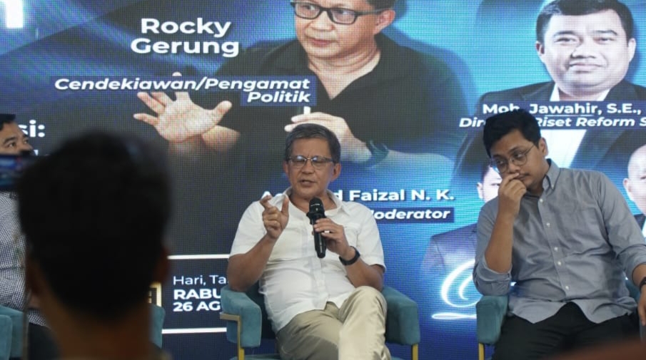 Rocky Gerung: Desain Kebijakan Ekonomi Membutuhkan Institusi dan Kepemimpinan yang Kuat