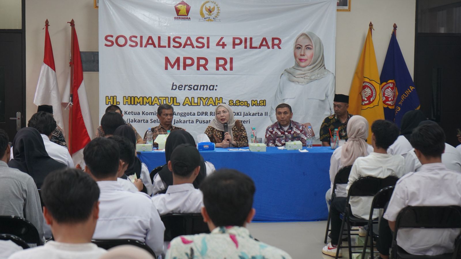 Wakil Ketua Komisi X Gelar Sosialisasi Empat Pilar Kepada SKKT Karang Taruna Sekecamatan Jagakarsa