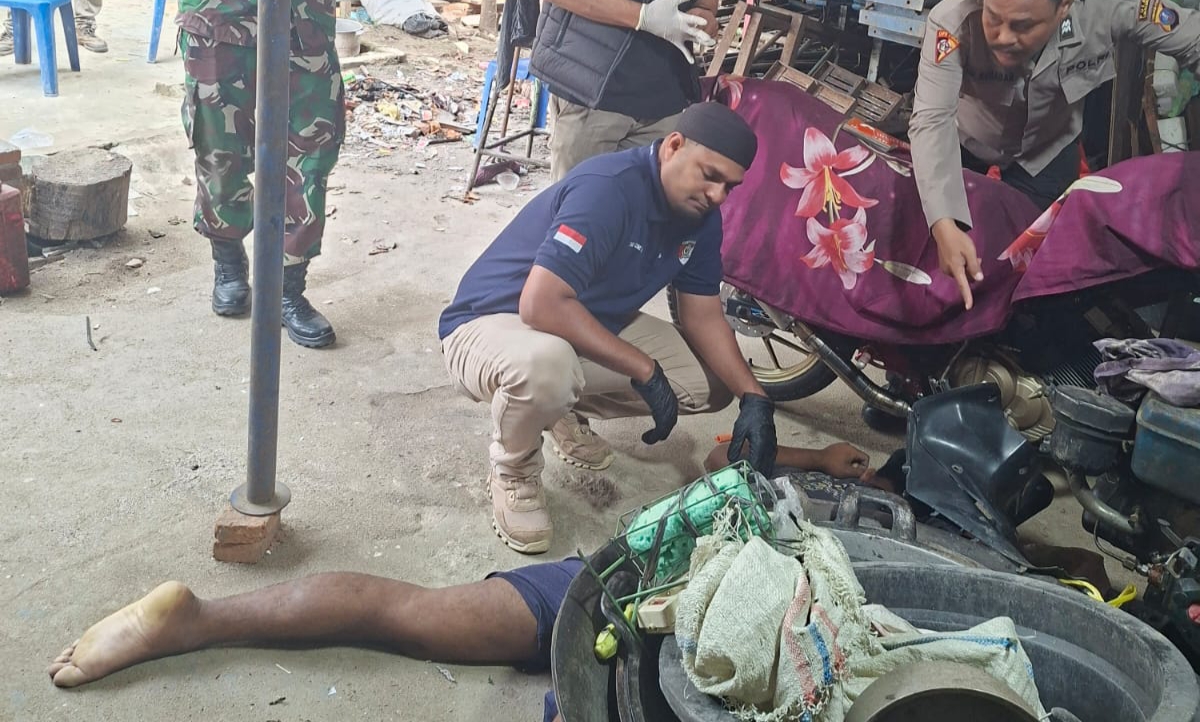 Penemuan Mayat di Marihat Bandar, Tim INAFIS dan Polsek Bandar Huluan Segera Lakukan Penanganan 