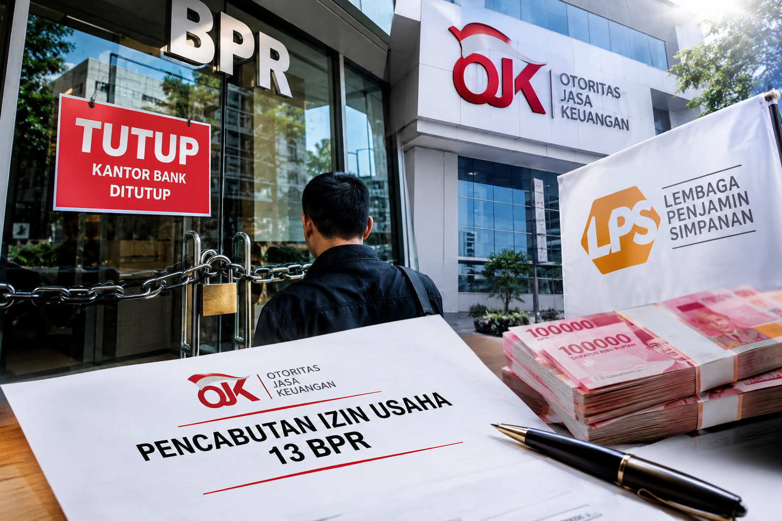 OJK Cabut Izin 13 BPR hingga September 2026, LPS Pastikan Dana Nasabah Dijamin