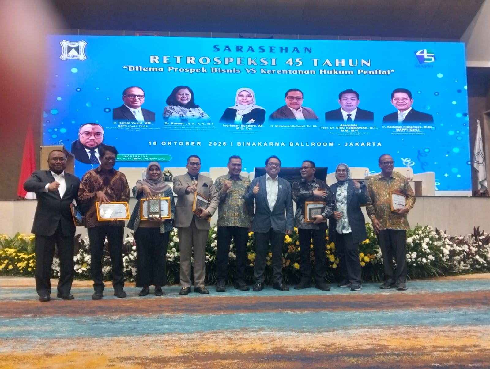 UT ke-45 MAPPI, Desak Kepastian Hukum Profesi Penilai dan Dorong Pembahasan RUU Penilai