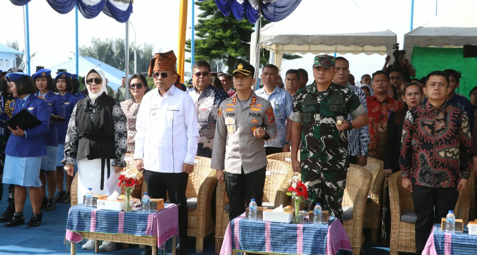 Wujud Polri Humanis, Kapolres Simalungun Hadiri Penutupan Diklat Mental, Fisik dan Disiplin 335 Siswa SMA Plus Efarina