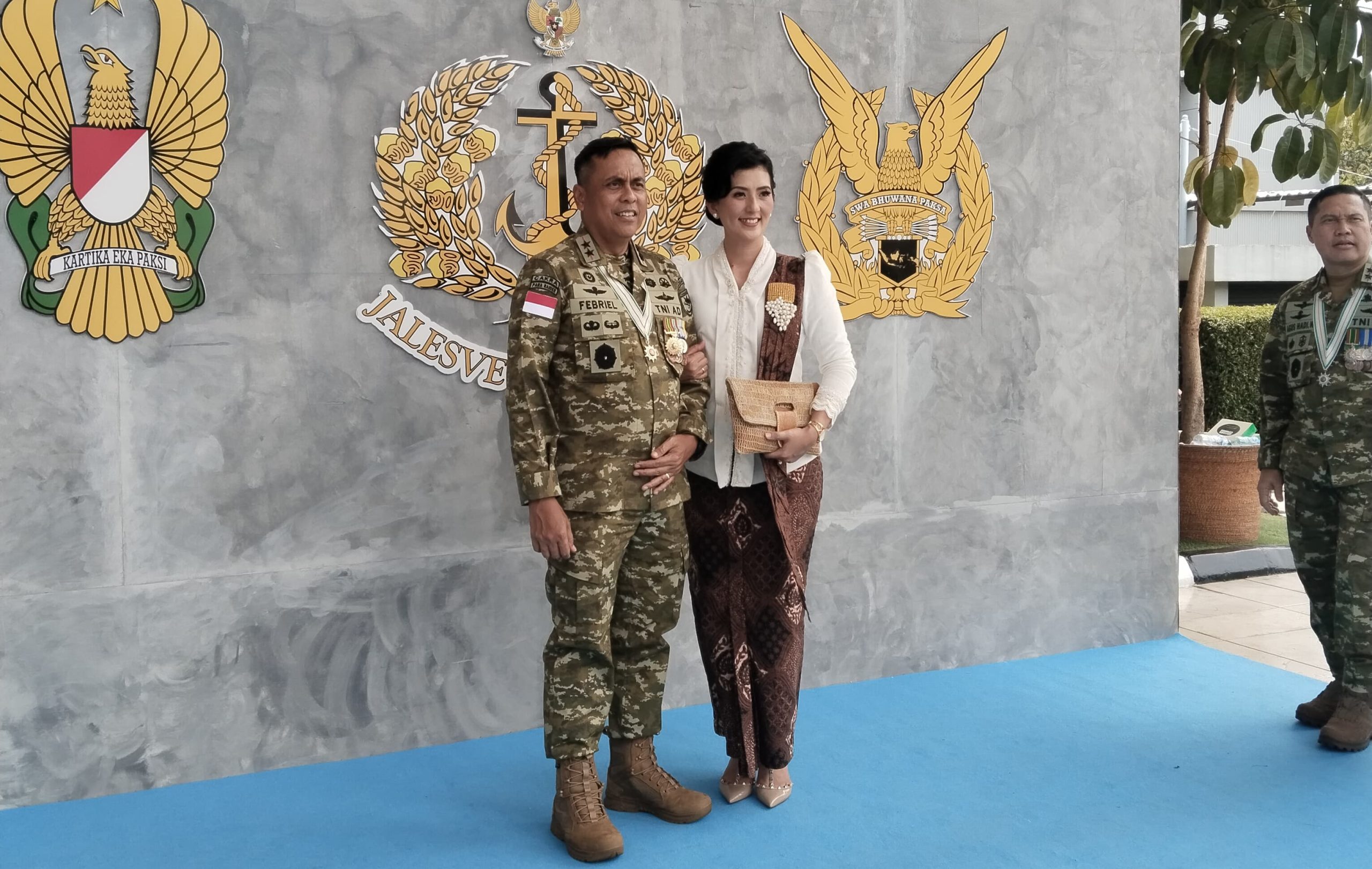 Mayjen TNI Febriel Buyung Sikumbang Hadiri Peringatan Hari Ulang Tahun TNI ke-81 Mabes TNI Cilangkap Jakarta Timur 