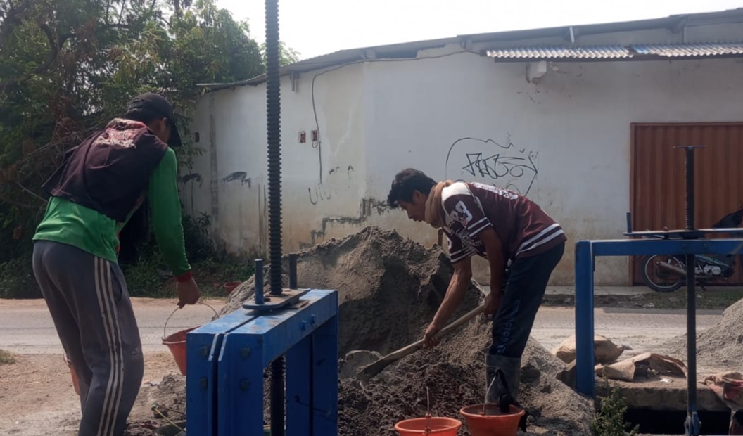 Proyek P3-TGA di Kampung Bulak Sabung Disorot, LSM GRAM Soroti Dugaan Spesifikasi dan K3