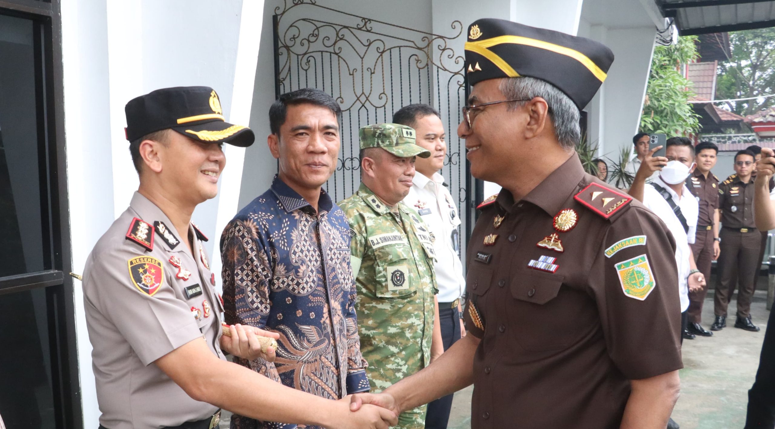Dukung Sinergi Lintas Sektoral, Kapolres Simalungun Hadiri Silaturahmi Forkopimda bersama Kajati Sumut