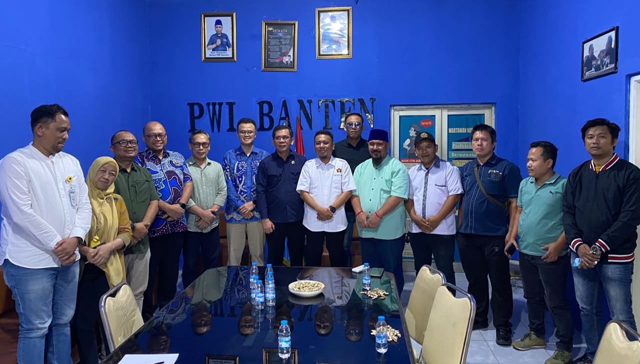 BPN Provinsi Banten Kunjungi PWI Provinsi Banten, Pastikan Peliputan  di kantor-kantor BPN Teridentifikasi