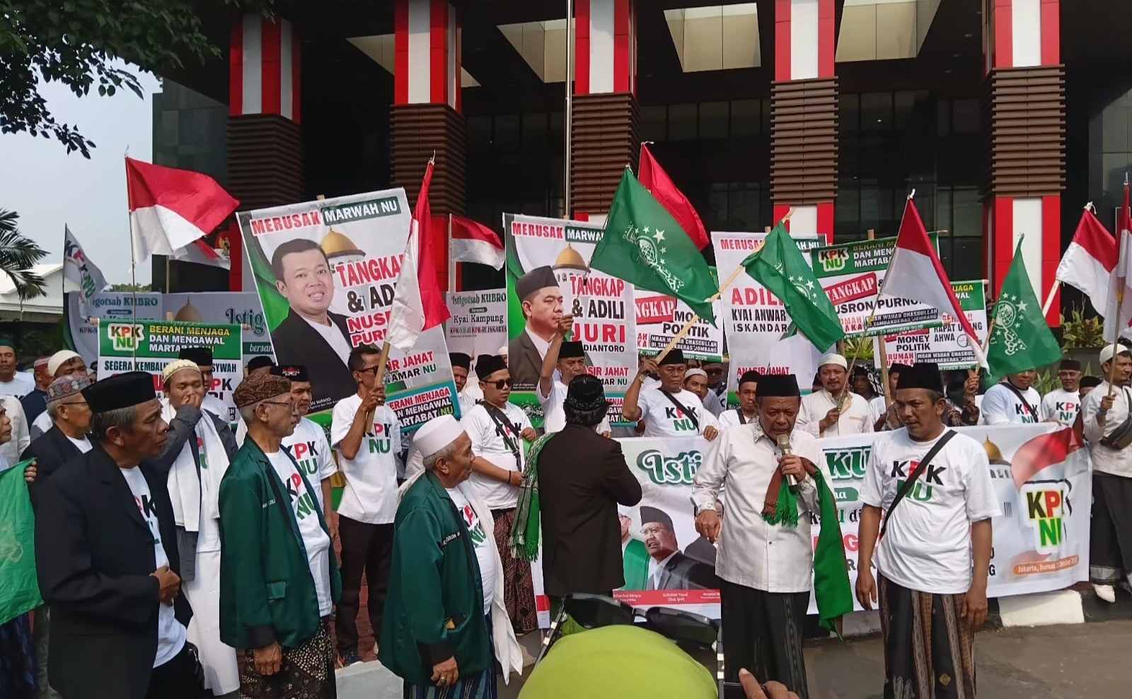 KPK NU Aksi di KPK RI : Berani Menjaga KEBENARAN, Berani Menjaga dan Mengawal MARTABAT