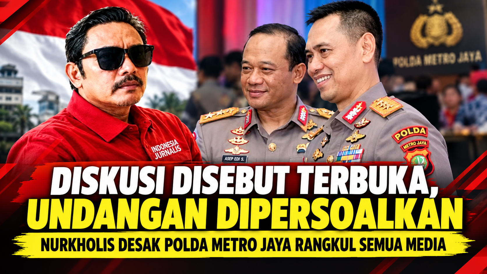 Pimred Indonesia Jurnalis Soroti Dugaan Tebang Pilih Media di Polda Metro Jaya: Kapolda Harus Merangkul Semua